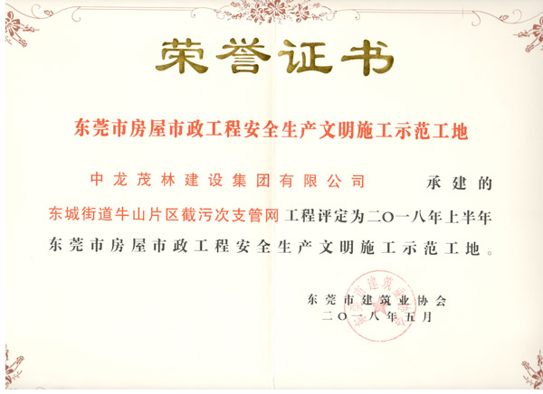 榮譽(yù)證書(shū)